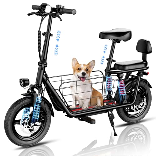 WINDHORSE 850W Peak Electric Scooter with Seat, 22MPH & 25 Miles Range, Dual Suspension, 3 Gear Speed, Cruise Control, 14