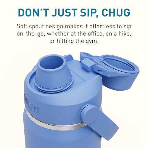 CamelBak Thrive Chug Insulated Stainless Steel Water Bottle Sky Blue, 32oz