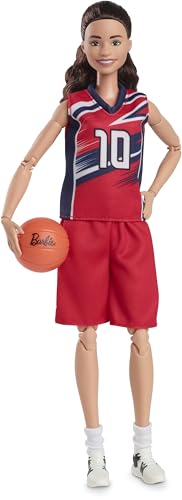 Barbie Signature Doll, Sue Bird with No. 10 Uniform Clothes & Basketball Accessory