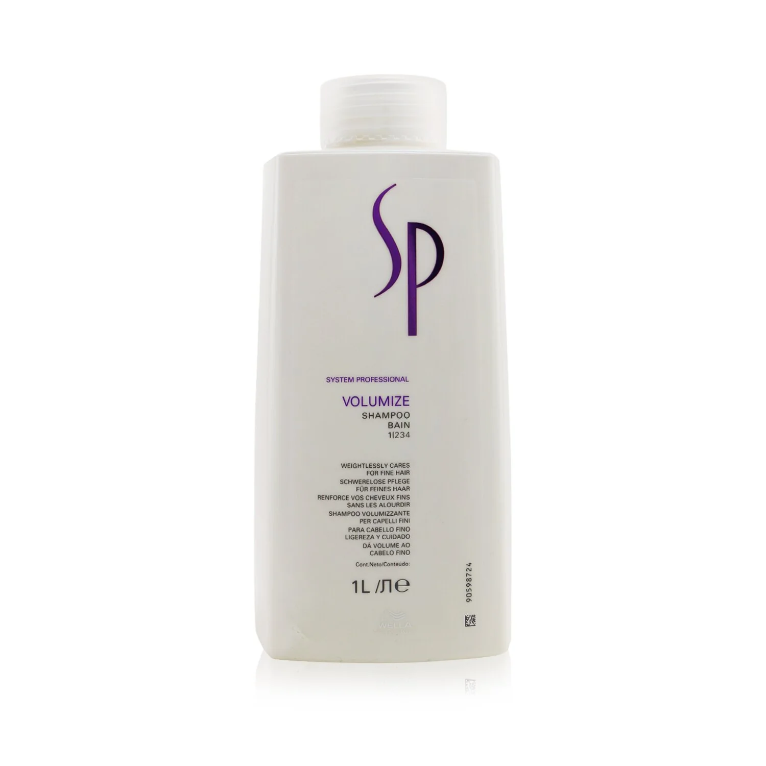 Wella SP Volumize Shampoo - For Fine Hair (Bottle Slightly Crushed)  1000ml/33.8oz