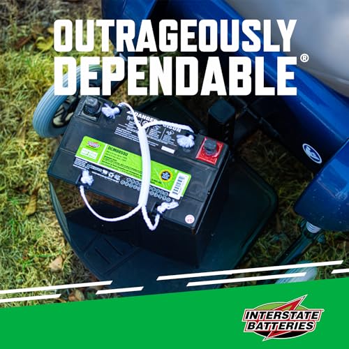Interstate Batteries 12V 35AH Sealed Lead Acid (SLA) AGM Deep Cycle Battery (DCM0035) Insert Terminals