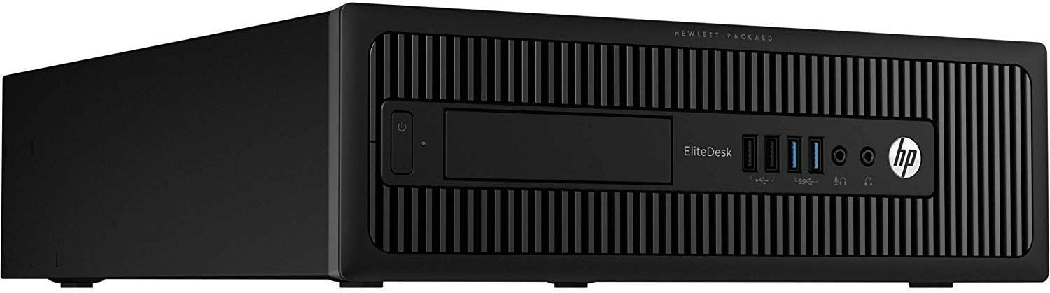 HP EliteDesk 800 G1 SFF High Performance Business Desktop Computer, Intel Quad Core i5-4590 up to 3.7GHz, 8GB RAM, 2TB HDD, 256GB SSD (Boot), DVD, WiFi, Windows 10 Professional (Renewed)