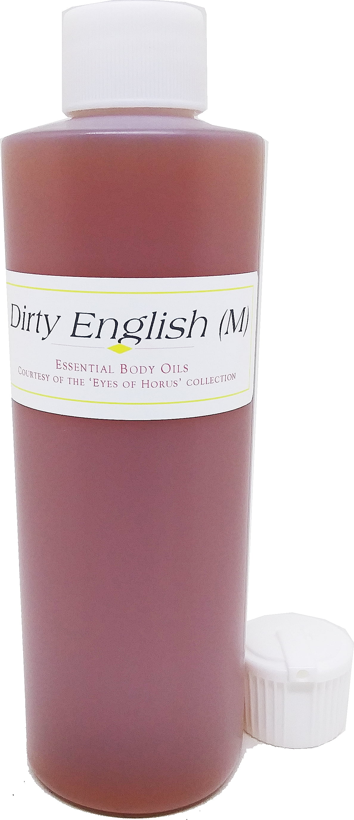 Dirty English - Type For Men Cologne Body Oil Fragrance [Flip Cap - HDPE Plastic - 8 oz.]