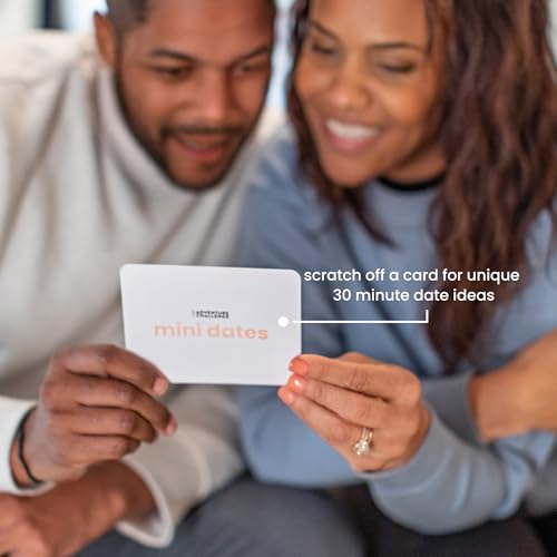 Mini Dates – Date Night Ideas for Busy Couples | 30 Meaningful Dates Under 30min | The Original Scratch-Off Date Night Game | Couples Gift