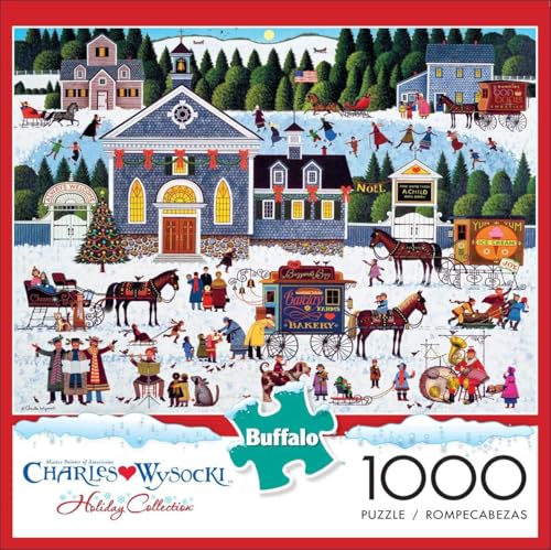 Buffalo Games - Charles Wysocki - Churchyard Christmas - 1000 Piece Jigsaw Puzzle