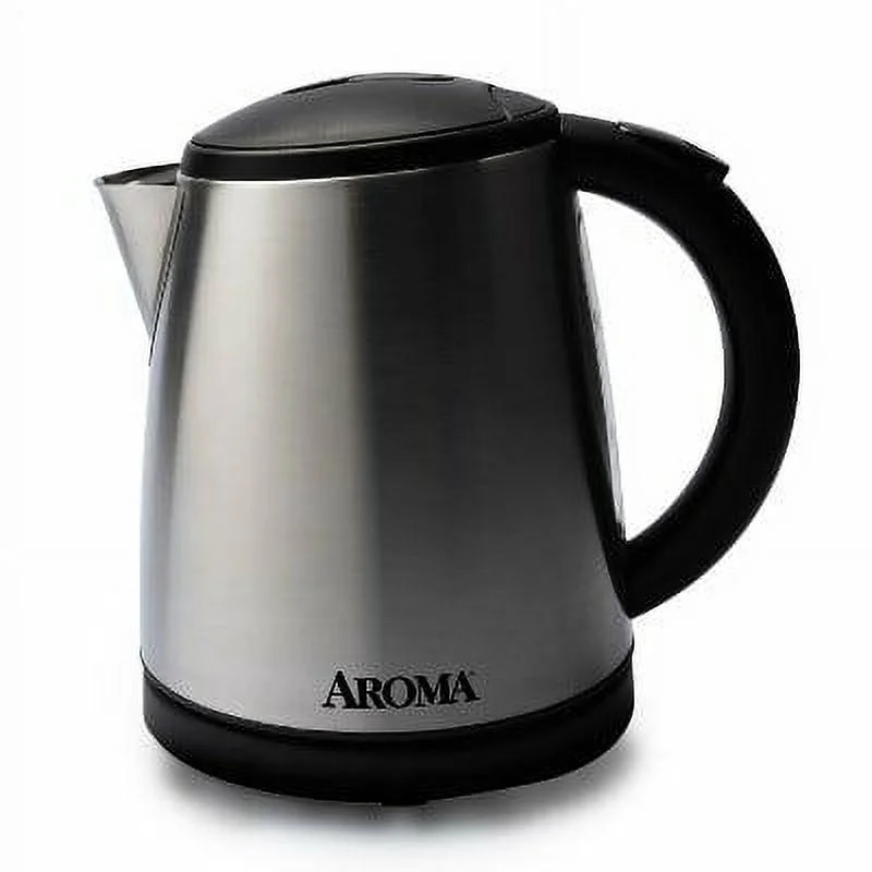 Aroma 1L Electric Water Kettle - Stainless Steel