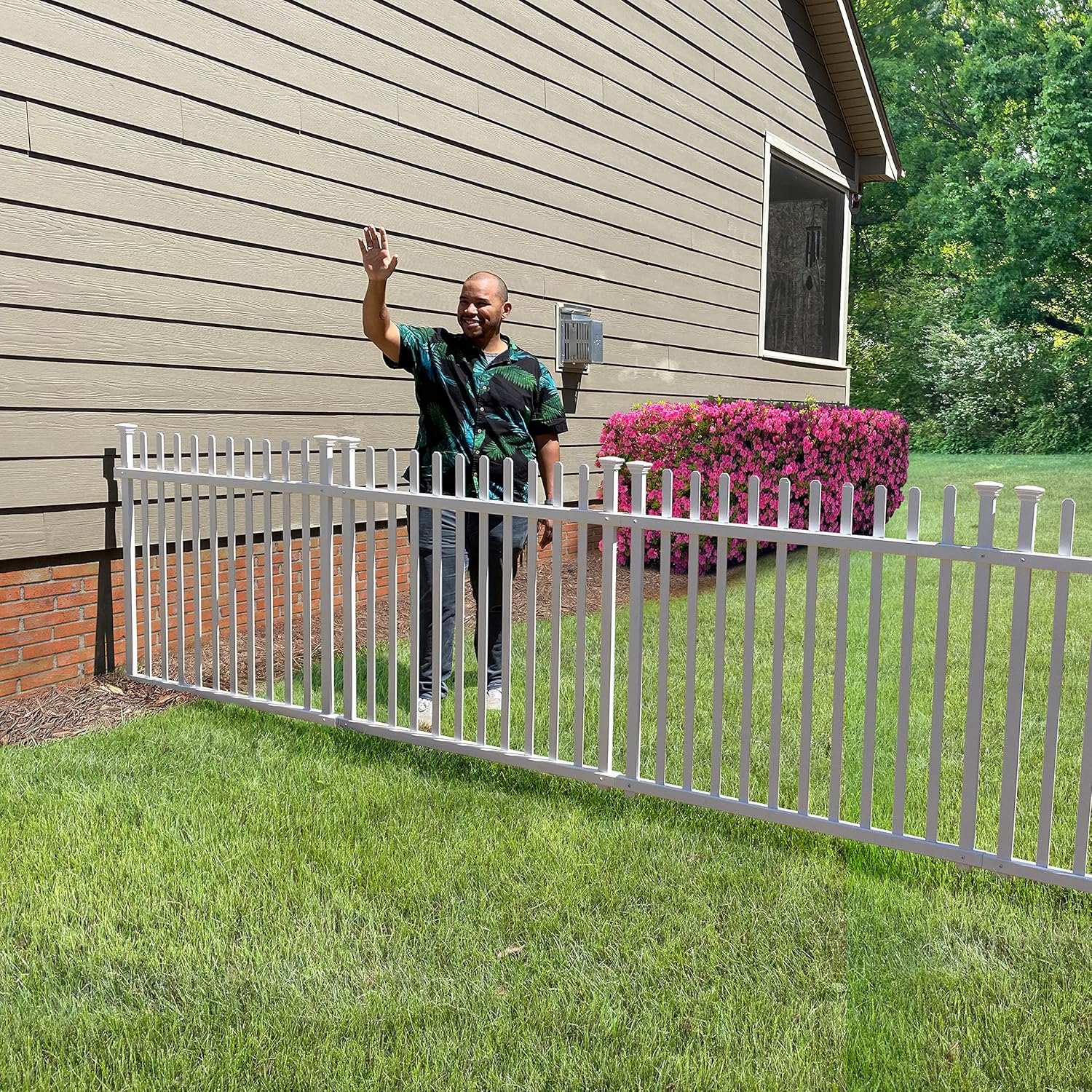 Zippity Burbank Vinyl Picket Fence 44