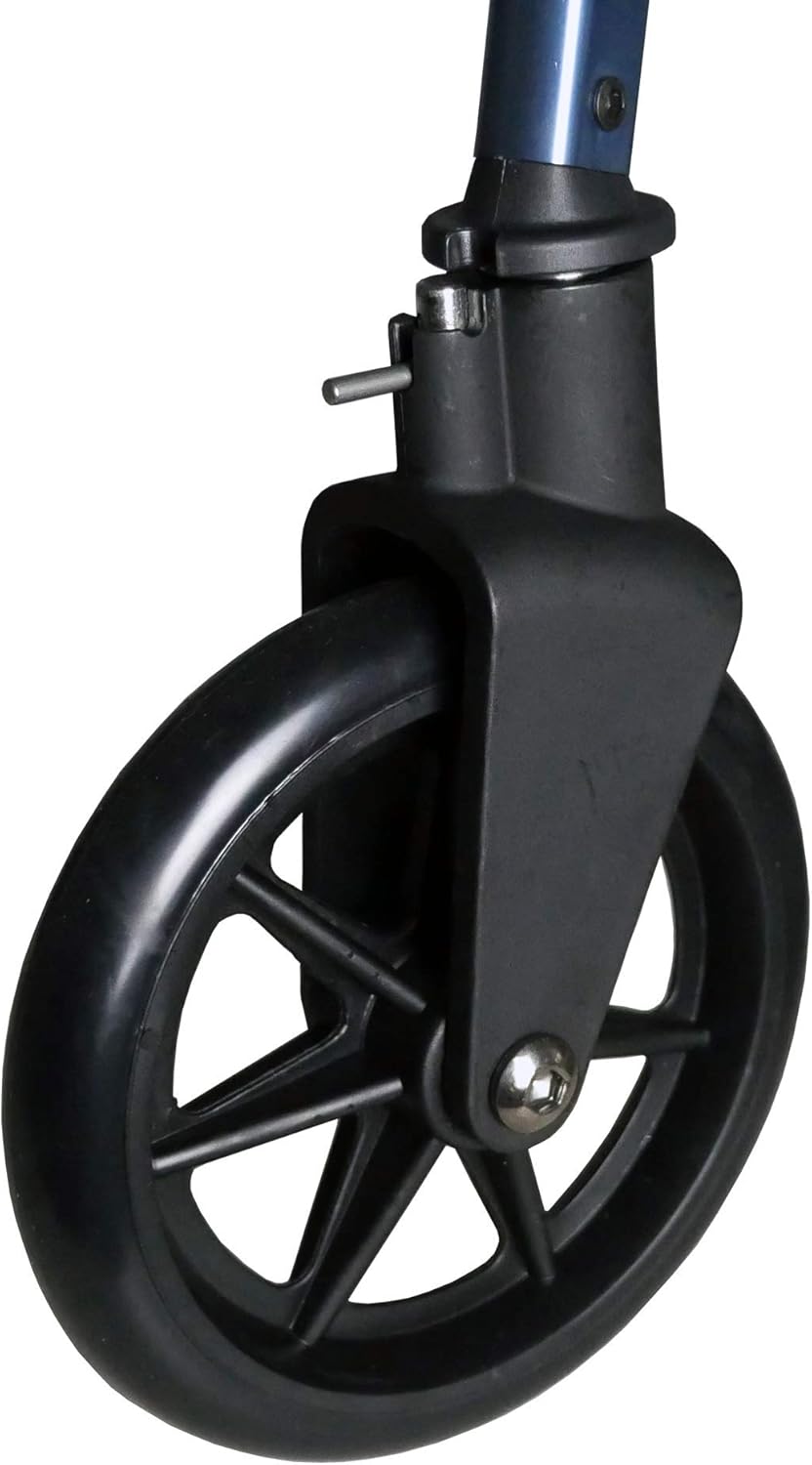 Able Life Locking Swivel Front Wheel Kit, 6-inch Replacement Rolling Walker Wheels for the Able Life Space Saver Walker, Stander EZ Fold-N-Go Walker, and Signature Life Elite Travel Walker, Set of 2