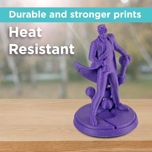 Polymaker ABS Filament 1.75mm Black, ABS 3D Printer Filament 1.75mm Heat Resistant 1kg - PolyLite ABS 3D Printing Filament 1.75mm, Strong & Durable, Dimensional Accuracy +/- 0.03mm