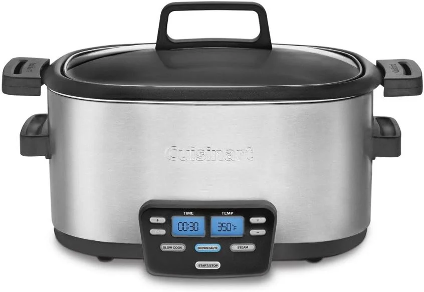 Open Box Cuisinart 6 Quart 3-in-1 Cook Central Multicooker - STAINLESS STEEL