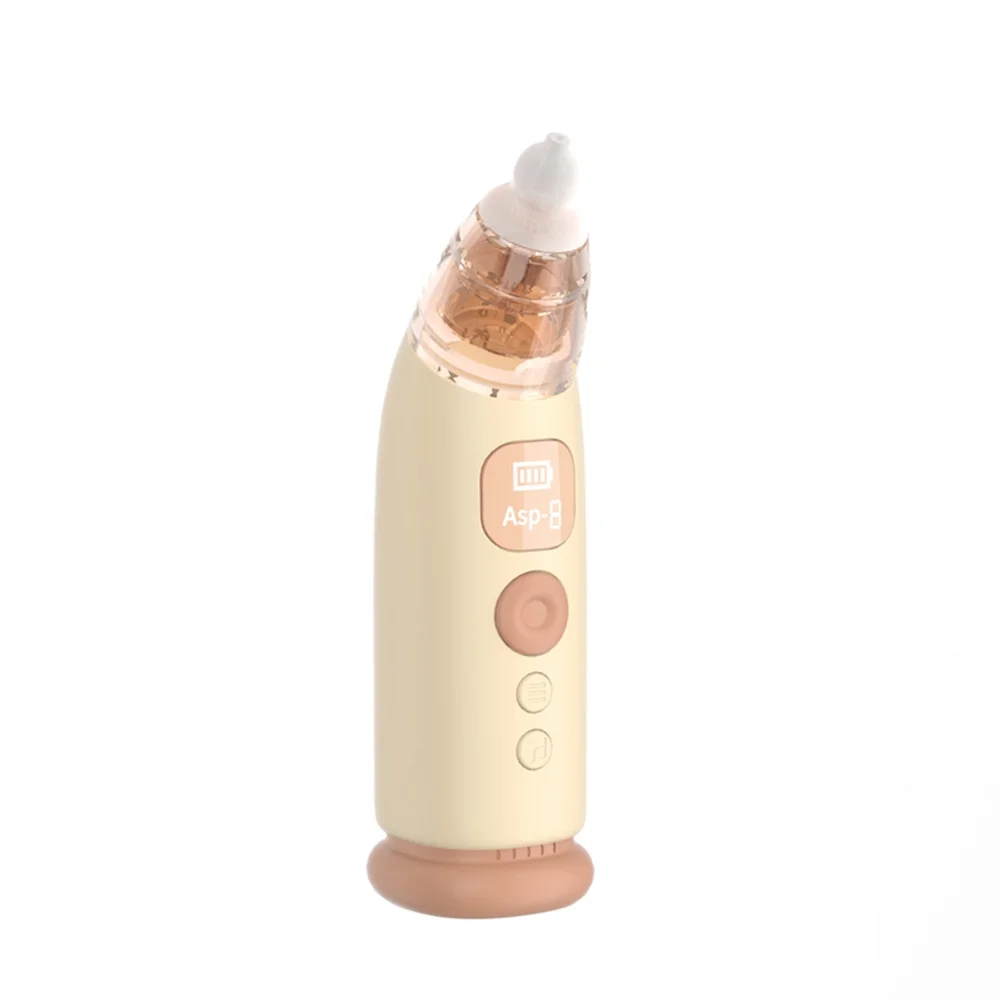 Pinnaco Electric Baby Nasal Aspirator with 3 Suction Levels, Low Noise, and Anti-backflow for Infants - Baby Nose Sucker