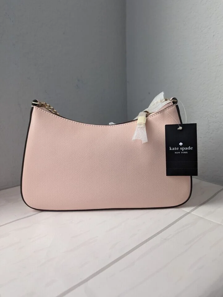 Kate Spade Madison Convertible Crossbody Conch Pink Saffiano Leather KC439 NWT