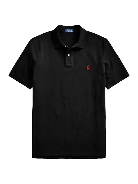 Polo Ralph Lauren POLO BLACK The Iconic Mesh Polo Shirt, US Large