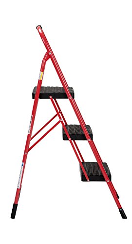 COSCO 2-Step Big Step, Steel Step Stool, Gray