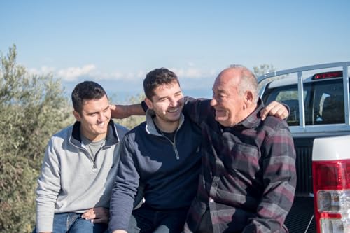 Mr. Papou's | Extra Virgin Olive Oil | First Cold Pressed | Family Owned | Harvested in Greece | 3 Liter - 101.4 fl oz (3 Liter)