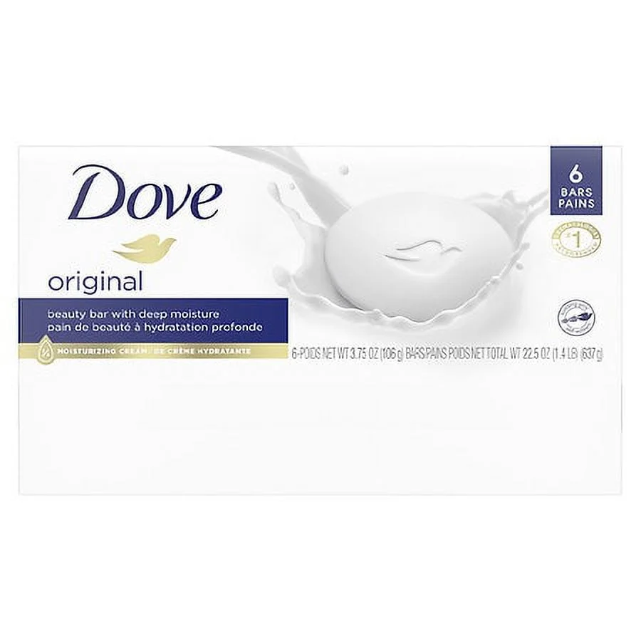 Dove Gentle Skin Cleanser3.75oz 6 ea Pack of 2