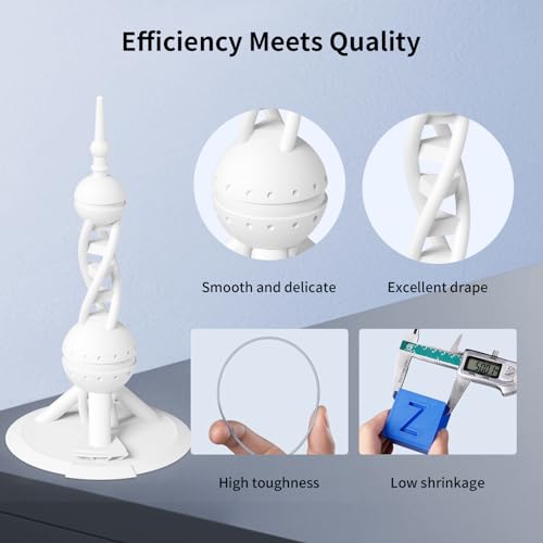 ANYCUBIC High Speed 3D Printer Filament 1.75mm Bundle, Rapid PLA Filament with High Prints Quality, Dimensional Accuracy +/- 0.02mm, Print with Most FDM 3D Printers, 1KG Spool, 2KG Blue + Bright Red