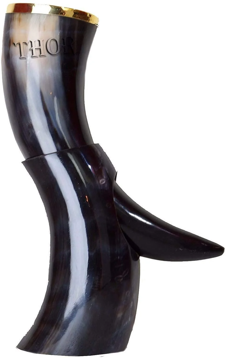 Drinking Horn Mug Working For Beer Wine Handmade Design Mug Natural