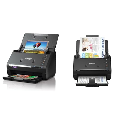 Epson FastFoto FF-680W Wireless High-Speed Photo and Document Scanning System, Black