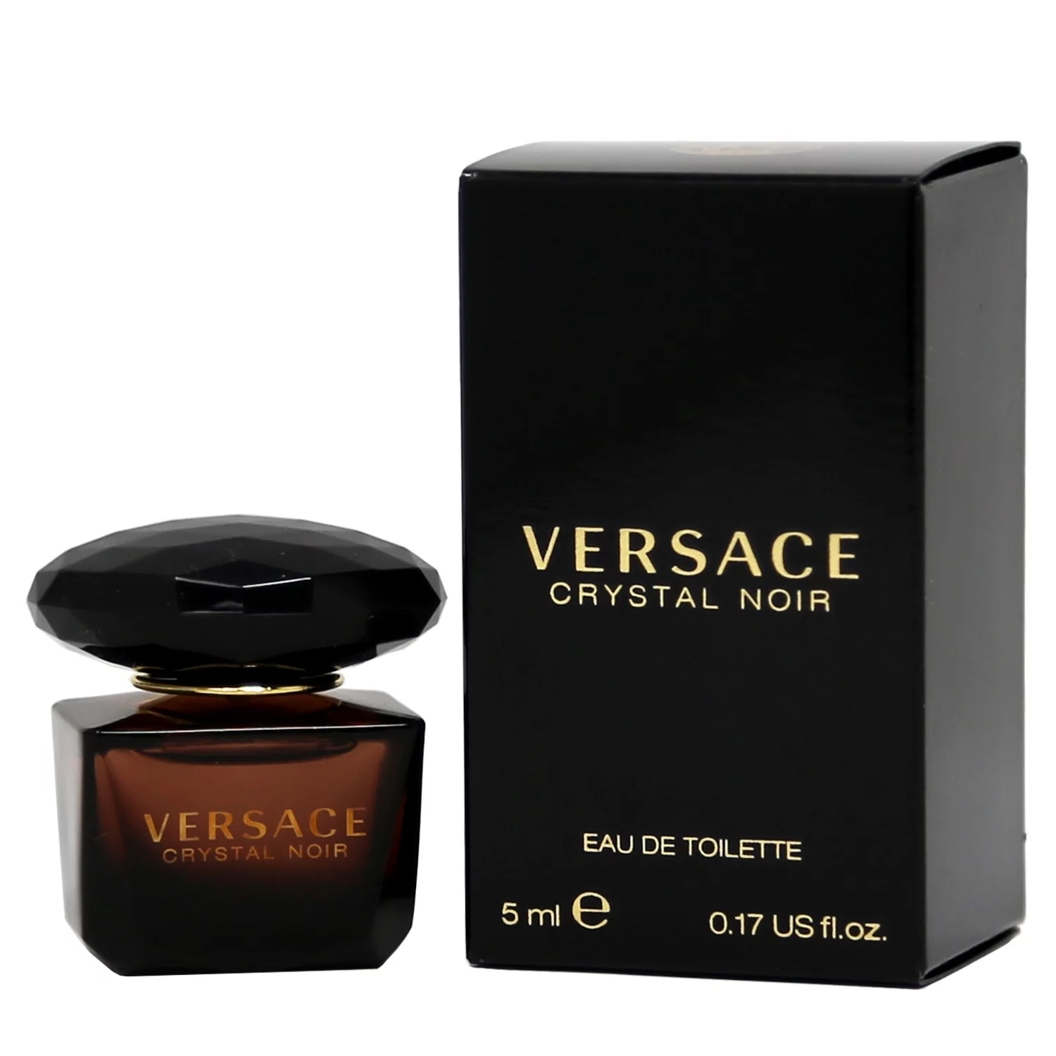 Versace Bright Crystal EDT, Crystal Noir EDT, Pour Homme EDT - 5ml 3PK Kit