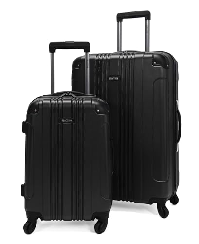 Kenneth Cole REACTION Out of Bounds Lightweight Hardshell 4-Wheel Spinner Luggage, Cobalt Blue, 20-Inch Carry On