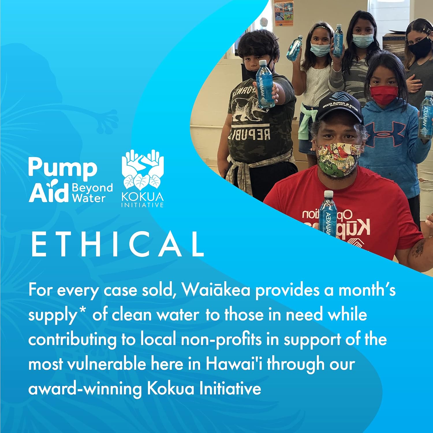 Sparkling Waiakea Hawaiian Volcanic Water 670ml Refillable Aluminum 12-pack ('Alohi)