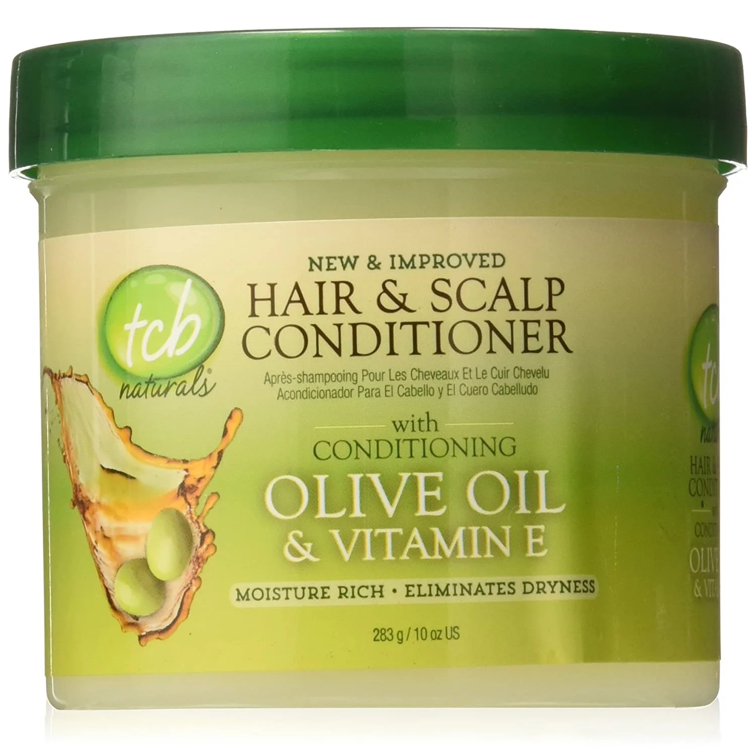 Tcb Naturals Hair Scalp Conditioner With Olive Oil Vitamin E, 10 Oz., Pack of 6