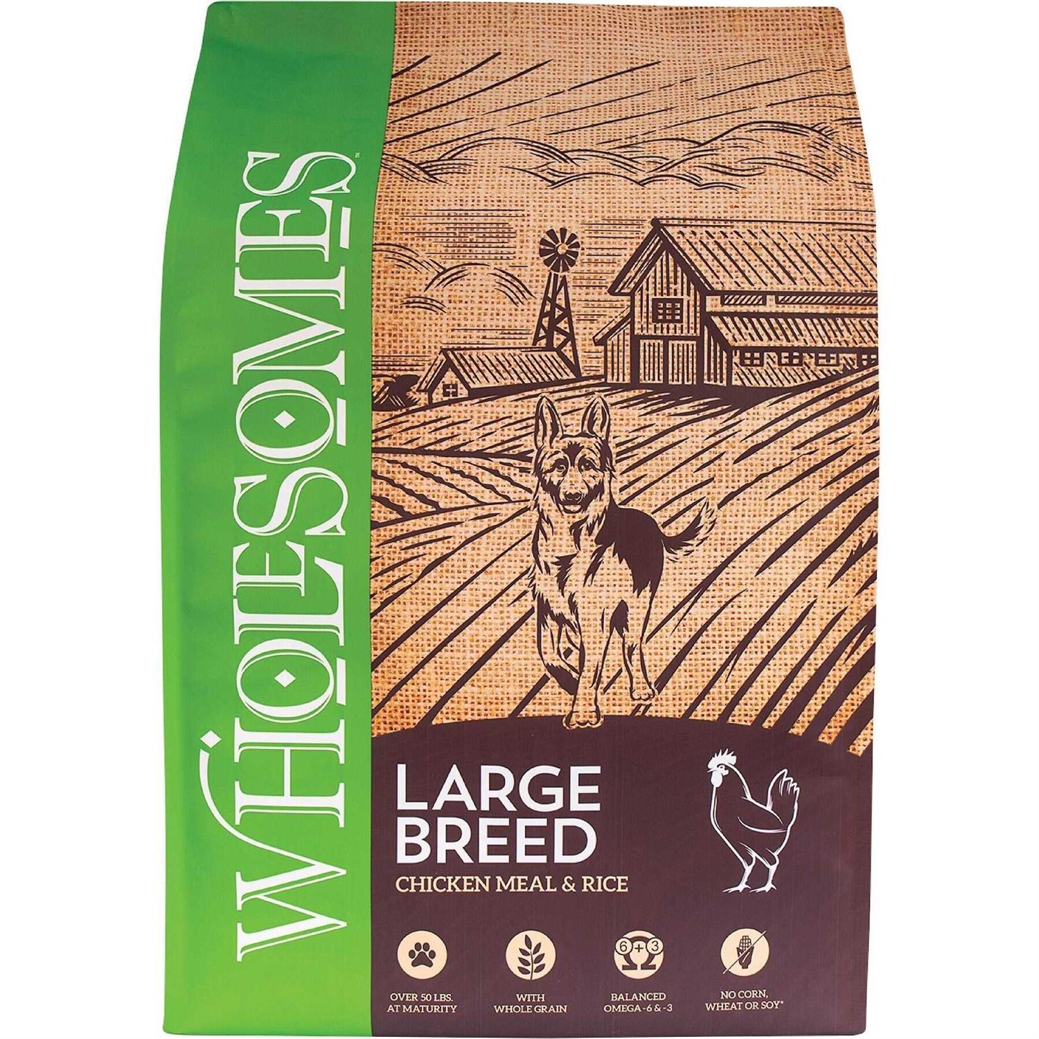 Sportmix Wholesomes Chicken Meal & Rice Formula Large Breed Dry Dog Food - Pet Supplies online store