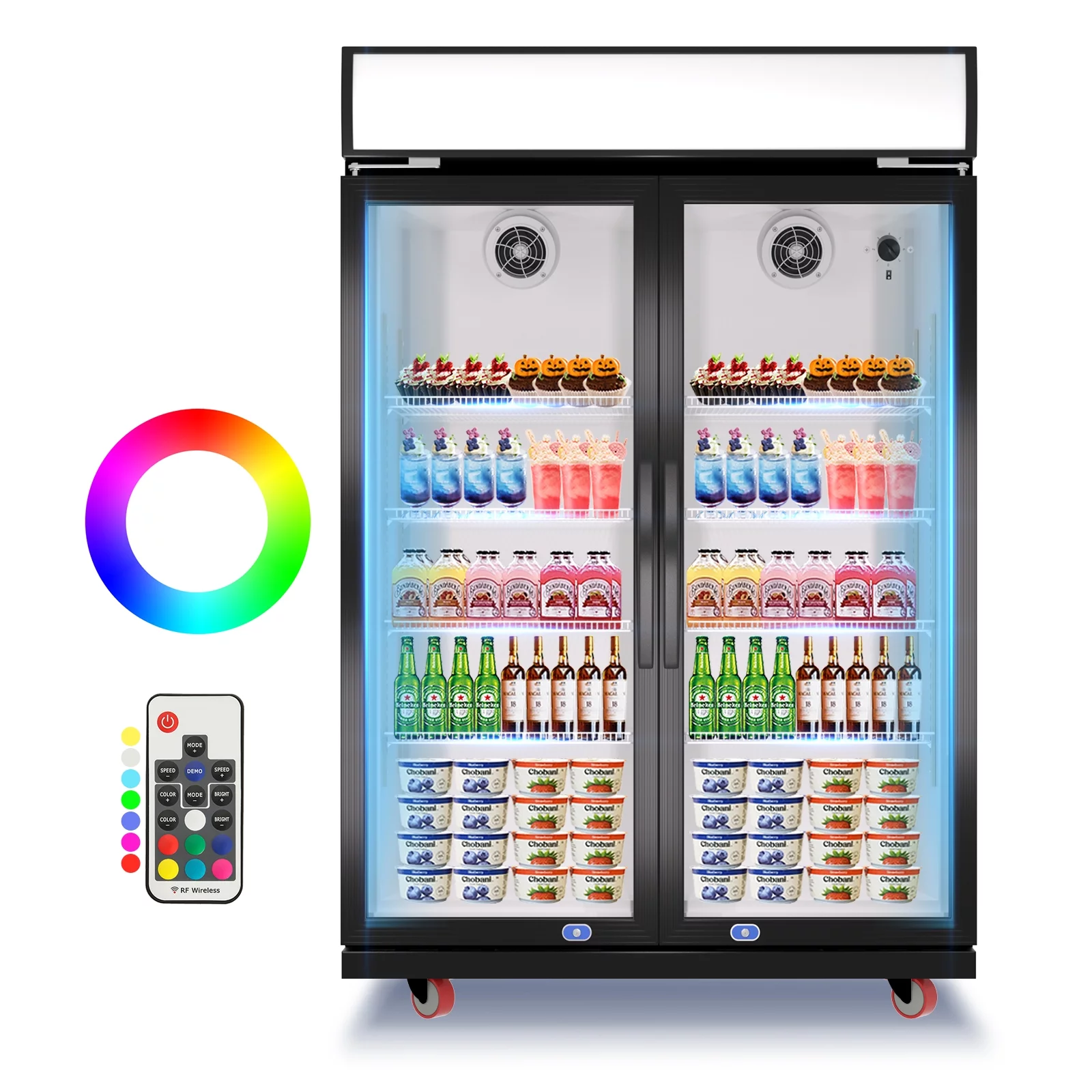 38.5 Cu.Ft Merchandising Refrigerator with Light Box