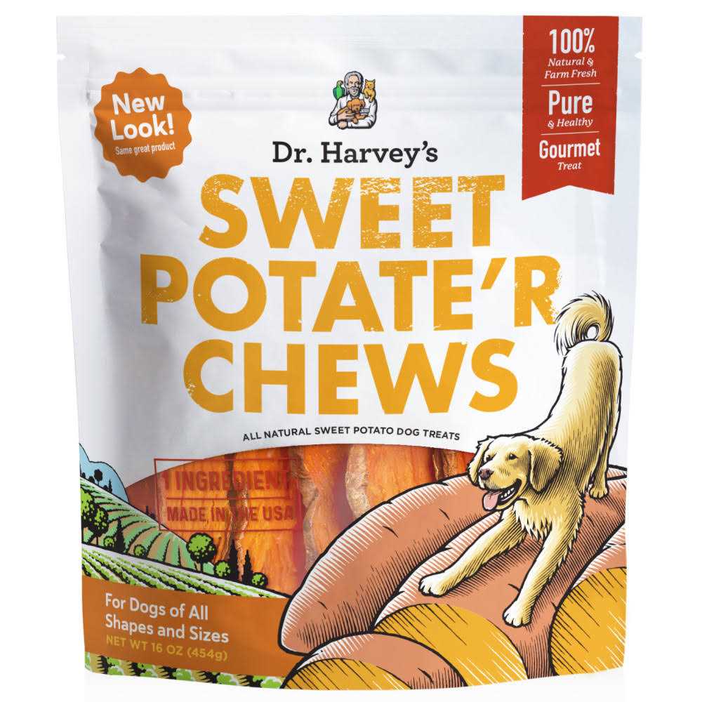 Dr. Harvey's Sweet Potate'r Chews Dog Treats - Pet Supplies online store