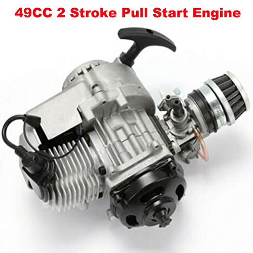 49CC 2 Stroke Engine Motor 1.3HP Pull Start Engine For Mini Moto Pocket Scooter Dirt Bike Quad