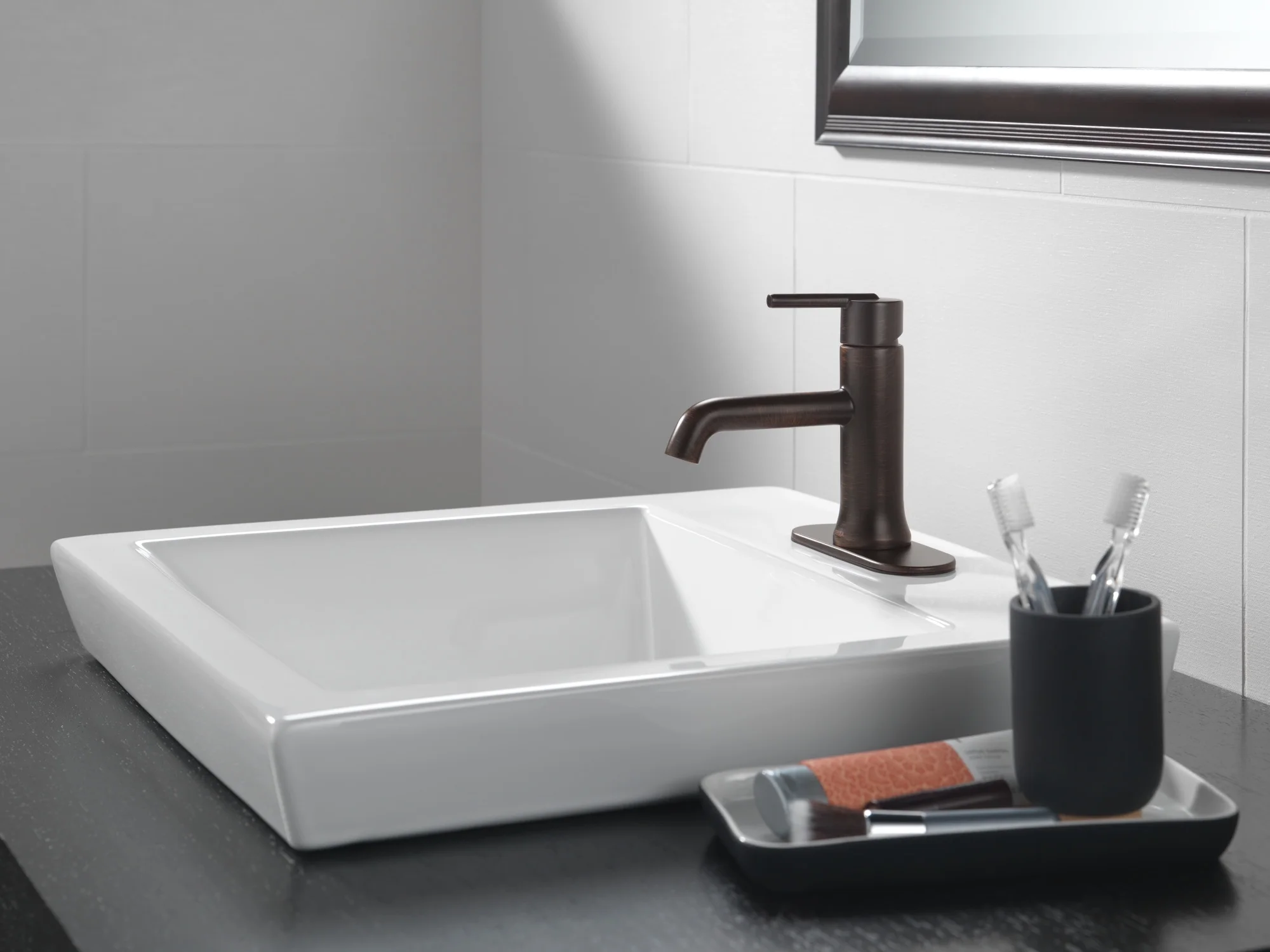 Delta Trinsic® Single Handle Bathroom Faucet