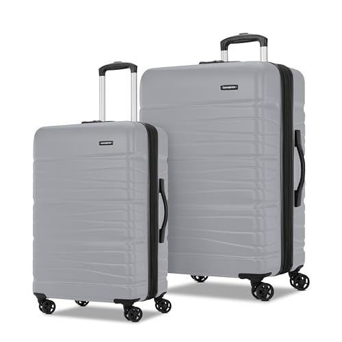 Samsonite Evolve SE Hardside Expandable Luggage with Double Spinner Wheels, Bass Black, Carry-on