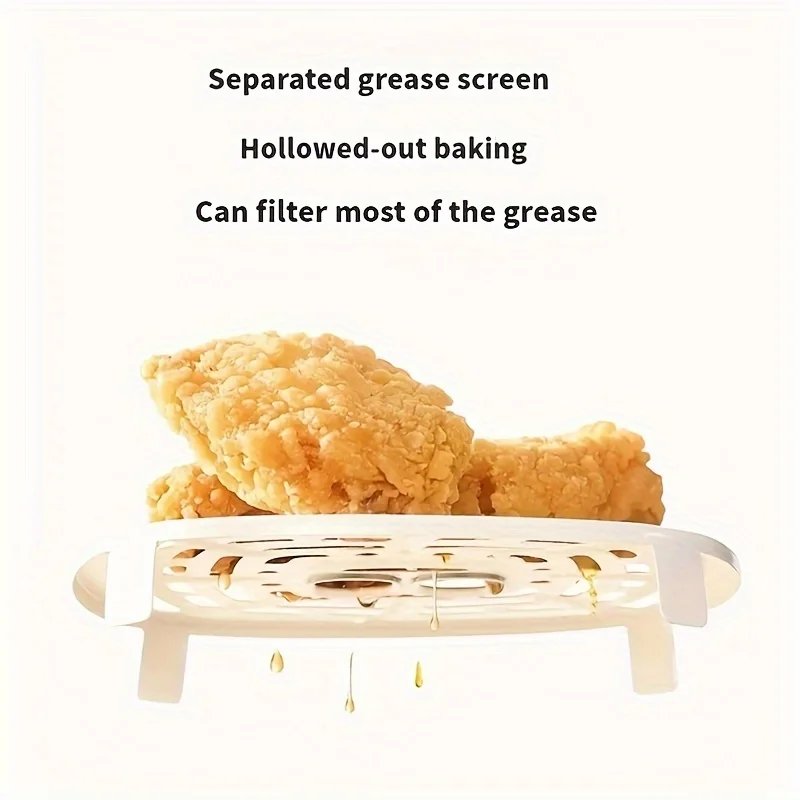 Air Fryer  2.4-quart 7-in-1 Air Fryer  Multi-function Visual Air Fryer  Quick And Easy Cooking Range  Home Electric Fryer  Kitchen Appliances 680W