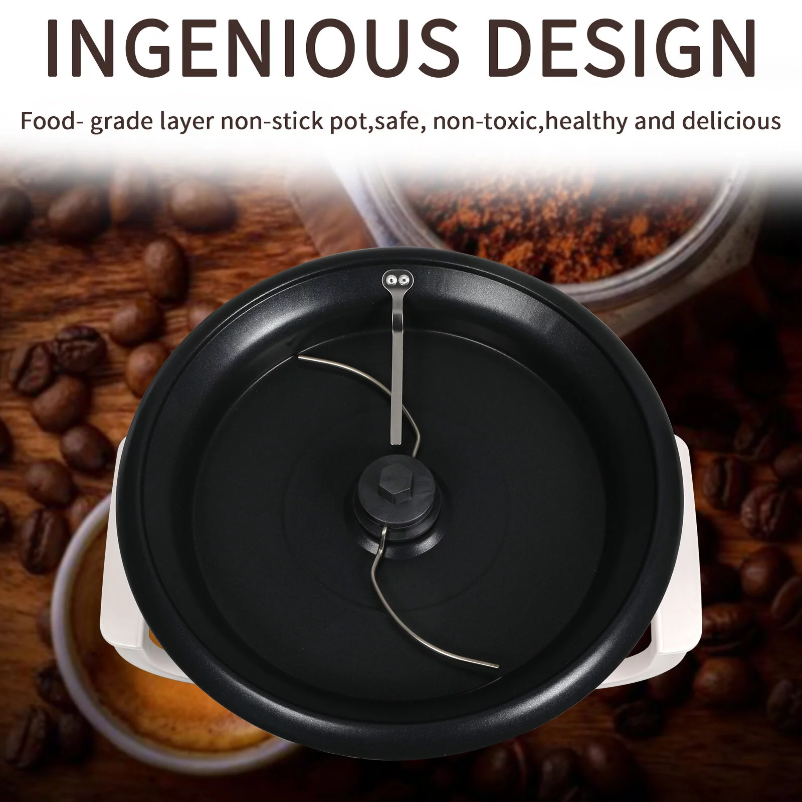 SHANNA Electric Coffee Bean Roasting Baking Machine Coffee Roaster 750g 1200W Household Coffee Roaster