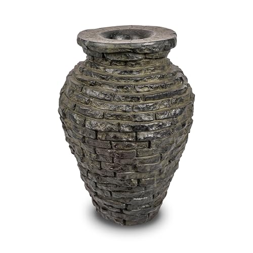 Aquascape Stacked Slate Urn Fountain, 24 inch H (61 cm), 78359