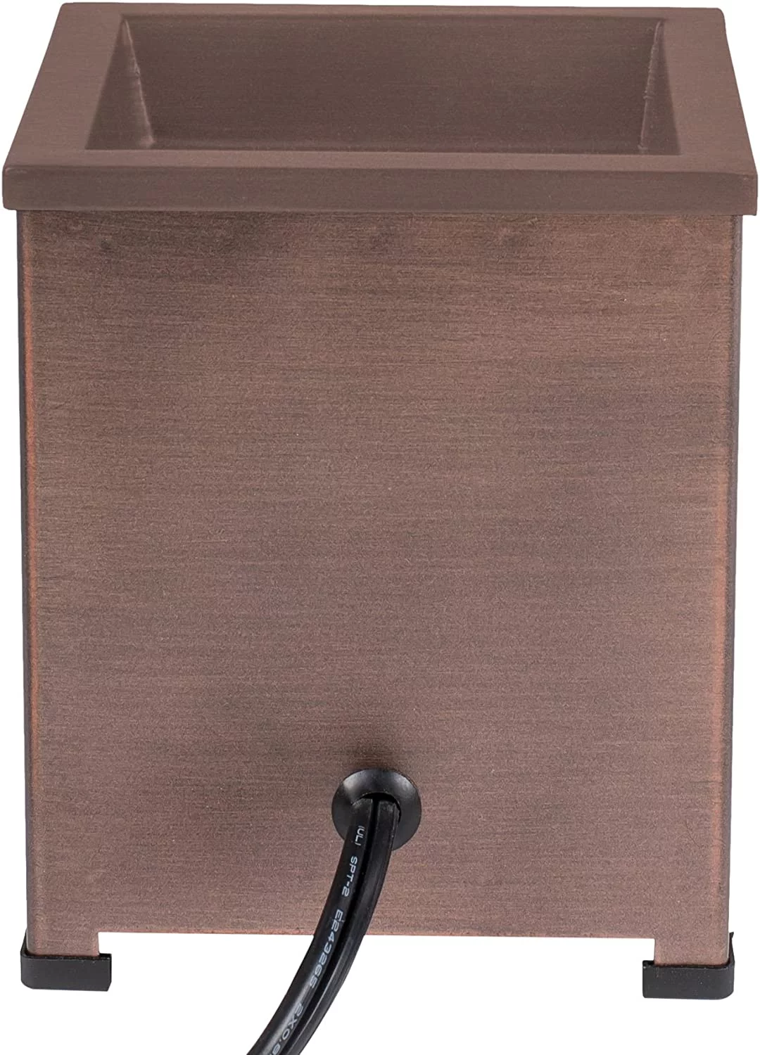 Enjoy Simple Things Dragonfly Copper Tone Metal Electrical Wax Tart & Oil Glass Lantern Warmer