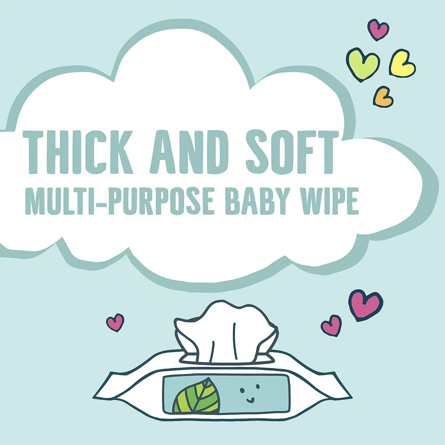 Seventh Generation Baby Wipes Sensitive Protection Diaper Wipes with Snap Seal 768 Count