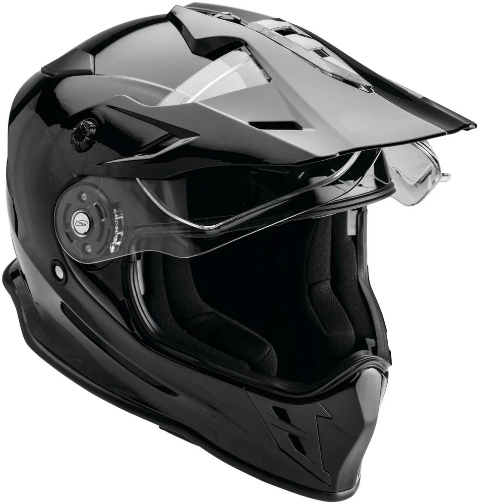 First Gear  Ajax Adventure Helmet, Black - Extra Small