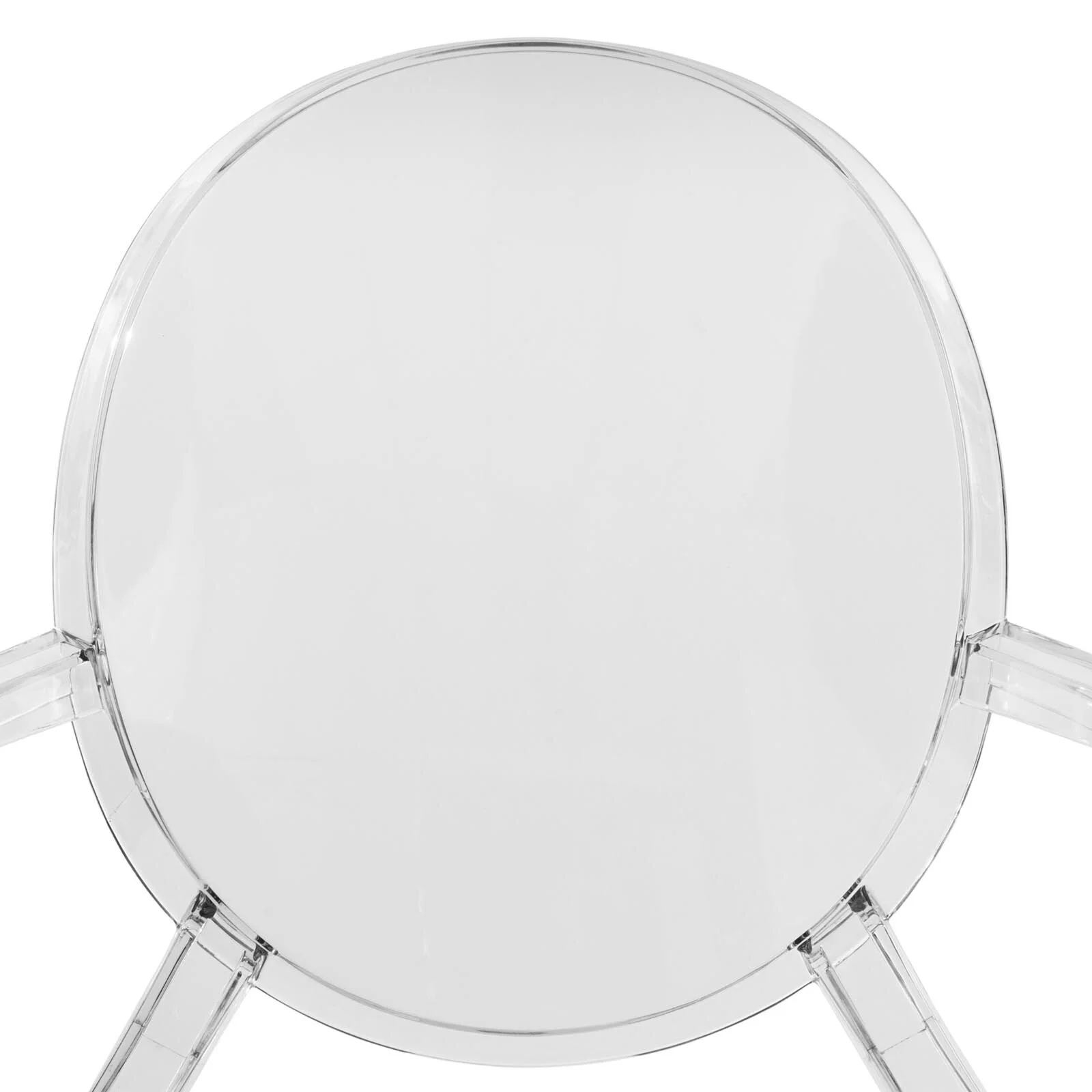 LeisureMod  Carroll Modern Acrylic Chair - 36.38