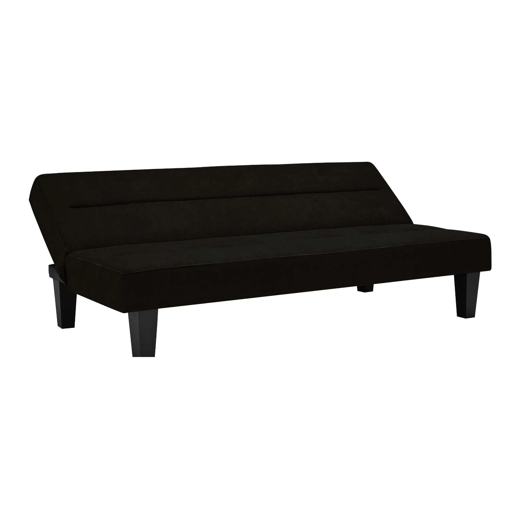 DHP Kebo Futon with Microfiber Cover, Black