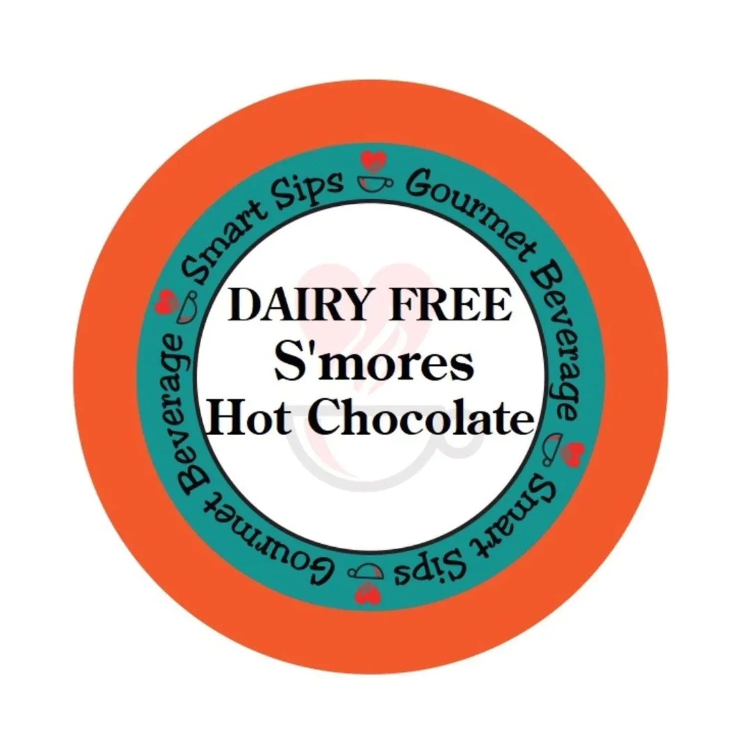 DAIRY-FREE | Smores Hot Chocolate, Single-Serve Gourmet Lactose-Free Hot Cocoa Pods for Keurig K-cup Brewers