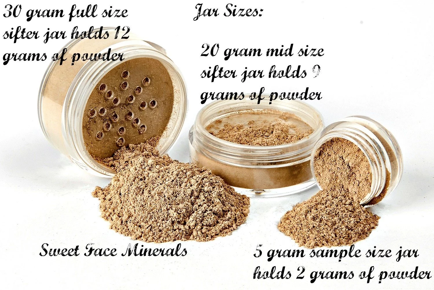 LEOPARD KIT BAG & BRUSH SET (BEIGE) Mineral Makeup Bare Face Powder Foundation