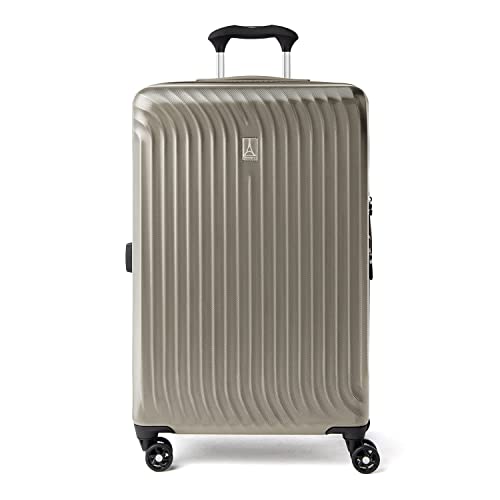 Travelpro Maxlite Air Hardside Expandable Carry on Luggage, 8 Spinner Wheels, Lightweight Hard Shell Polycarbonate Suitcase, Shadow Grey, Carry On 21-Inch