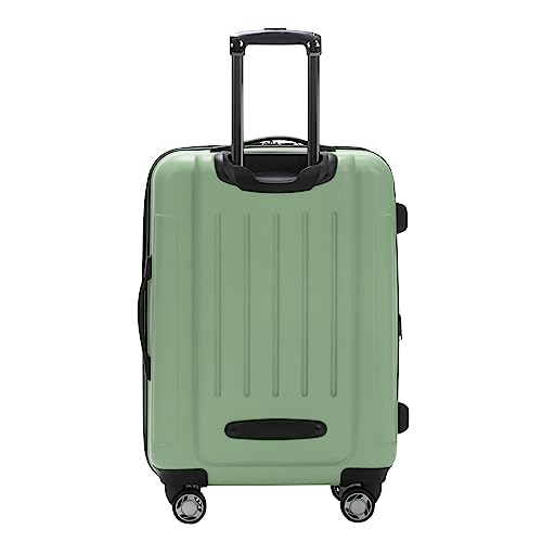 Kenneth Cole REACTION Renegade Luggage Expandable 8-Wheel Spinner Lightweight Hardside Suitcase, Navy Blue, 20-Inch Carry On
