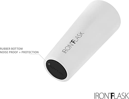 IRON °FLASK Classic Tumbler - Vacuum Insulated Stainless Steel Water Bottle, Double Walled, Drinking Cup, Insulated Travel Mug (Cotton Candy, 24 oz Solid Lid)