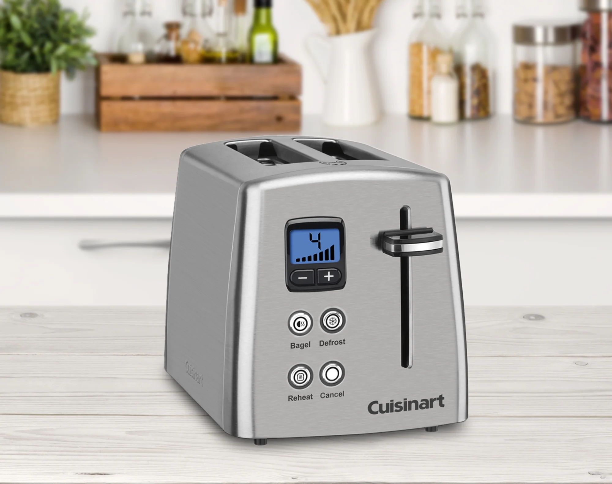 Cuisinart Toasters 2 Slice Countdown Metal Toaster, New, CPT-415P1