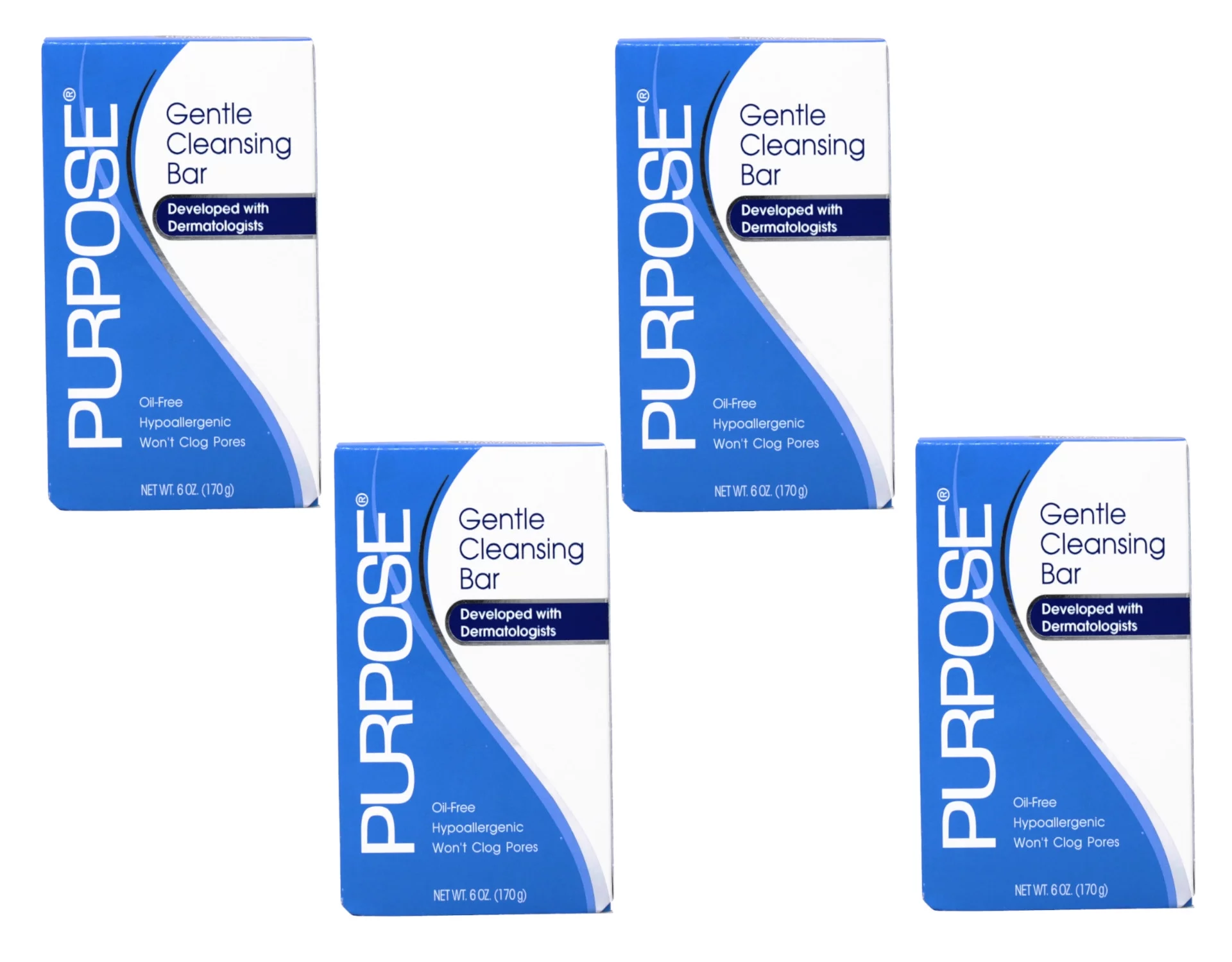 4 Pack - PURPOSE Cleansing Bar 6 oz Each