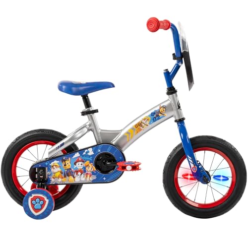 Huffy Paw Patrol Kids Outdoor Toys, Paw Patrol Kids Bike 12/16 Inch Ages 3-6, Paw Patrol Tricycle with LED Lights Ages 2-5, Paw Patrol Toddler Scooter 3-Wheel Balance with LED Lights Ages 2-5