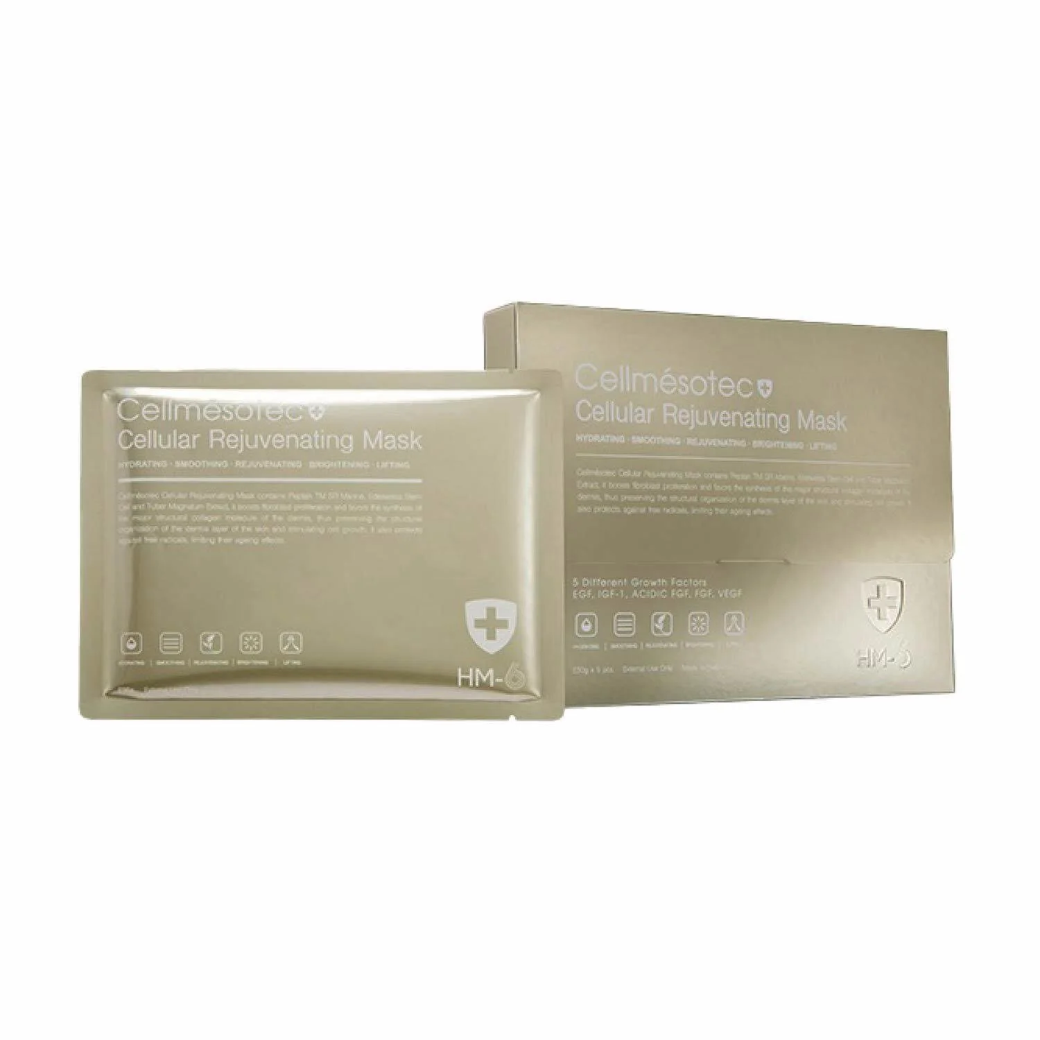 Cellmesotec Cellmesotec - Cellular Rejuvenating Mask (Smoothing, Rejuvenating, Brightening, Hydrating, Lifting) (e30g pc*1 box 5 pcs) CM011  Fixed Size